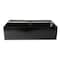 Alfi Brand ALFI brand ABC901-BM Black Matte 24" Modern Rectangular Above Mount Ceramic Sink with Faucet Hole ABC901-BM - alternate 10